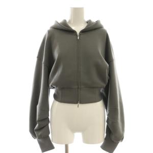SNIDEL  24AW SustainableスウェットSETUP セットアップ パーカー フレアスカート 00 グレー