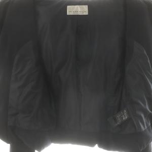 M-Premier COUTURE チュール 3WAYダウン ジャケット フード ベスト 34 紺 ネイビー /AQ OS