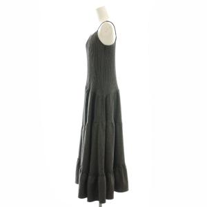 SNIDEL 24AW プリーツバリエキャミワンピース マキシ丈 ロング 1 チャコールグレー /CX OS