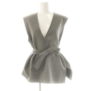 24SS リバーライクベスト ウエストベルト プルオーバー 0 グレー 黒 ブラック /AQ OS