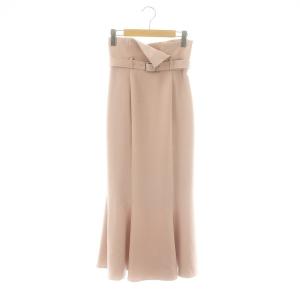 23SS 2WAYハイウエストマーメイドスカート 0 ピンク /AQ OS