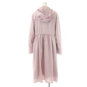 TOCCA 24SS SUAVE LONG コート フード ナイロン 2 ラベンダーピンク /MI OS