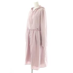 TOCCA 24SS SUAVE LONG コート フード ナイロン 2 ラベンダーピンク /MI OS