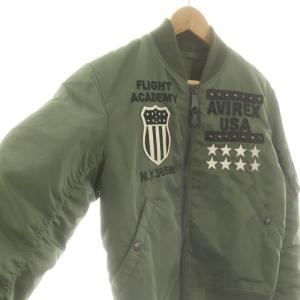 AVIREX MA-1 UNITED フライト ジャケット カーキ /SS OS