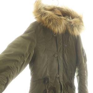 AVIREX ウールコンビN-3B コート M カーキ /SS OS