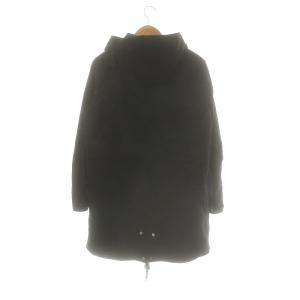 FRED PERRY フード ライナー付きコート S 黒 ブラック /SS OS
