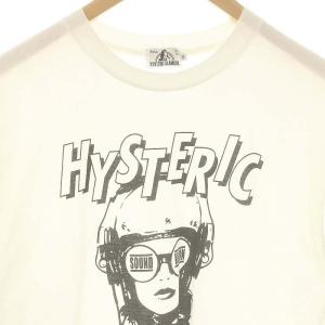 HYSTERIC GLAMOUR SOUND VISION Tシャツ カットソー 半袖 S ホワイト /HK OS