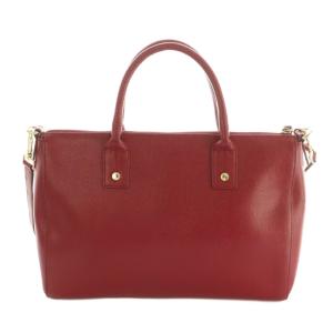 FURLA 2way ショルダーバッグ ハンドバッグ レザー 赤 /MI OS