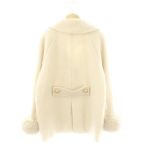 Diagram GRACE CONTINENTAL シャギーピーコート Pコート 金ボタン 36 エクリュ /DF OS