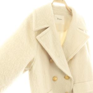 Diagram GRACE CONTINENTAL シャギーピーコート Pコート 金ボタン 36 エクリュ /DF OS