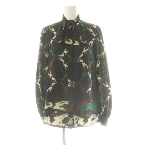 Grace Class 総柄シャツ 長袖 36 ブラック /HK OS