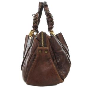 Chloe エロイーズ トートバッグ レザー 茶 ブラウン /JS