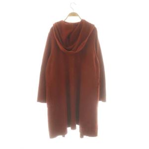 ADEAM コットンフードカーディガン オレンジブラウン 40801 /DO OS