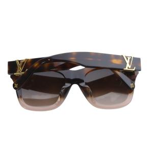 LOUIS VUITTON ザLV キャットアイ サングラス 5121 145 ブラウン Z1518E