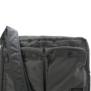 PORTER 吉田カバン タンカーショルダーバッグ ロゴ グレー /SR25