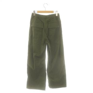 JOURNAL STANDARD relume 25SS ワイドベイカーパンツ ストレート ミリタリー 38 カーキ /AT OS