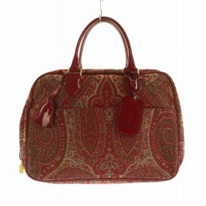 総柄 トートバッグ 赤 /MI OS