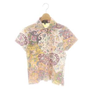 花柄 半袖 ポロシャツ 44 マルチカラー /DF OS