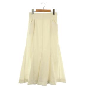 リネンライクマーメイドスカート ロング 38 オフホワイト /NR OS