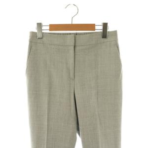 theory luxe 23AW NEW SAXONY LIGHT CAROL 2 パンツ テーパード ウール 38 グレー /NR