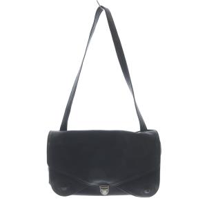 レザー ショルダーバッグ 黒 ブラック /SR24 SH