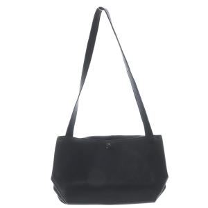 ANN DEMEULEMEESTER レザー ショルダーバッグ 黒 ブラック /SR24 SH
