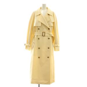 SUPERIOR FLARE TRENCH COAT トレンチコート ウール ベルト付き M アイボリー