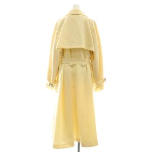 Ameri VINTAGE SUPERIOR FLARE TRENCH COAT トレンチコート ウール ベルト付き M アイボリー