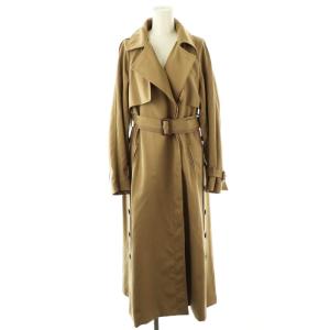 MINIMAL FLARE LONG TRENCH COAT トレンチコート ウール ベルト付き S ベージュ