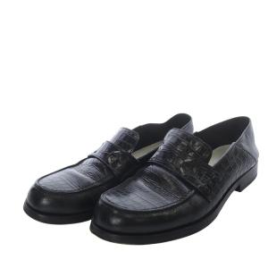 メゾンマルジェラ ローファー クロコ型押し 39 ブラック