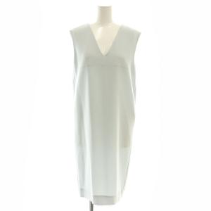 YCD-517-294 バックパール ワンピース Vネック 36 ライトブルー /MI OS