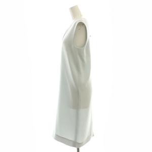 YOKO CHAN YOKOCHAN YCD-517-294 バックパール ワンピース Vネック 36 ライトブルー /MI OS