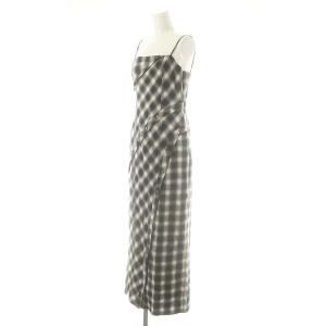 MAISON SPECIAL 24AW Button Slit Checkered Camisole Maxidresses ワンピース