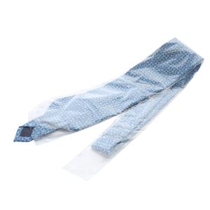 Salvatore Ferragamo シルクネクタイ 総柄 青 ブルー /SR42 OH