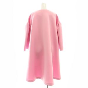 CELFORD ボリュームスリーブコート ノーカラー F ピンク /MI OS