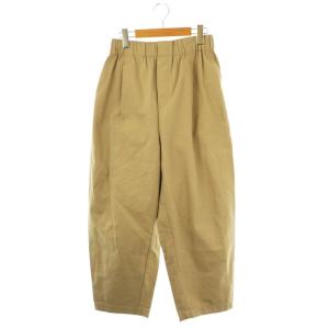ハイツイストチノカーブパンツ ワイド 38 ベージュ /MI OS