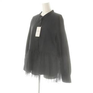 JOURNAL STANDARD relume 24AW モイストブロードシャツ 長袖 バンドカラー F 紺 ネイビー 24050462920030 /AT