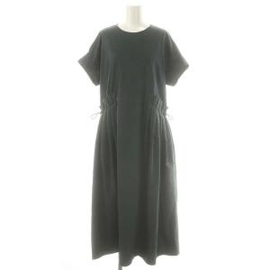 25SS コンビデザインマルチワンピース ロング 半袖 38 モスグリーン /DO OS