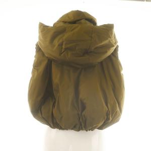 PASSIONE 中綿 ショート ベスト フード 38 カーキ /DF OS