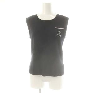 ロゴニットベスト プルオーバー ネイビー オフホワイト /DO OS