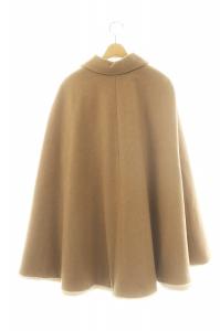 CLANE REVERSIBLE BOA MILITARY CAPE COAT ケープコート ミドル丈 1 茶 ブラウン