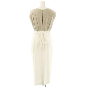 Apuweiser-riche 24AW タイトスリットカットワンピース 1 ベージュ オフホワイト /DO OS SH