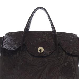 CARVING TRIBES celia grande トートバッグ ハンドバッグ エンジ /SR34 SH