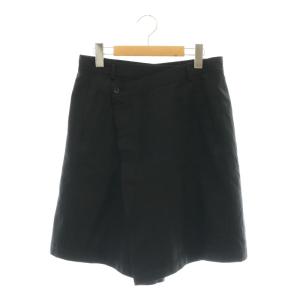 AD1994 ウエストヘム ハーフパンツ ウール M 黒 /CX OS
