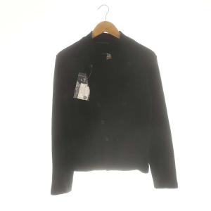 ヨウジヤマモト ダブルボタンコックシャツジャケット ニットジャケット 2 ブラック /ES OS SH