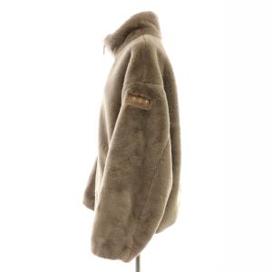 TATRAS BARBRA ボアブルゾン フェイクファージャケット 03 モカ