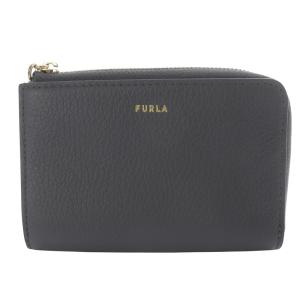 NUVOLA M CARD CASEカードケース レザー ロゴ グレー /SR56