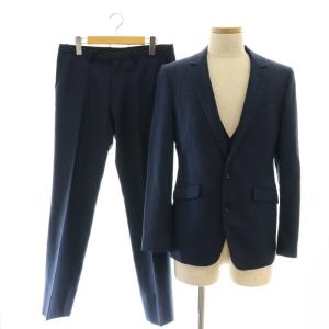 スーツ セットアップ ジャケット ベスト パンツ 3点セット A5 ネイビー ブラック /ES OS
