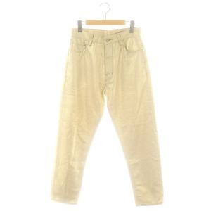 23SS ホイルデニムデニムパンツ ラメ ボタンフライ ゴールド色 /AT OS