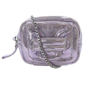 アルファパッド ナノ チェーンウォレット ショルダーバッグ ミニ パープル